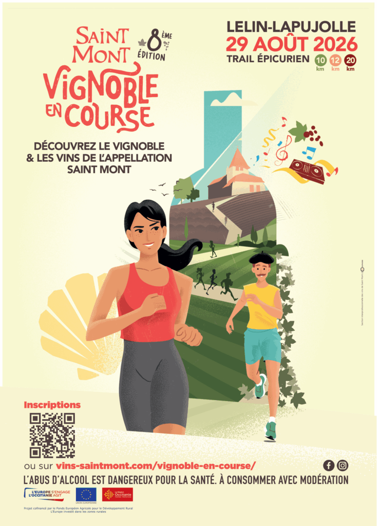 affiche Saint Mont Vignoble en Course 2026 29 08 2026 734x1024