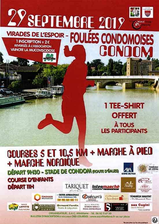 affiche-foulees-condom-2019