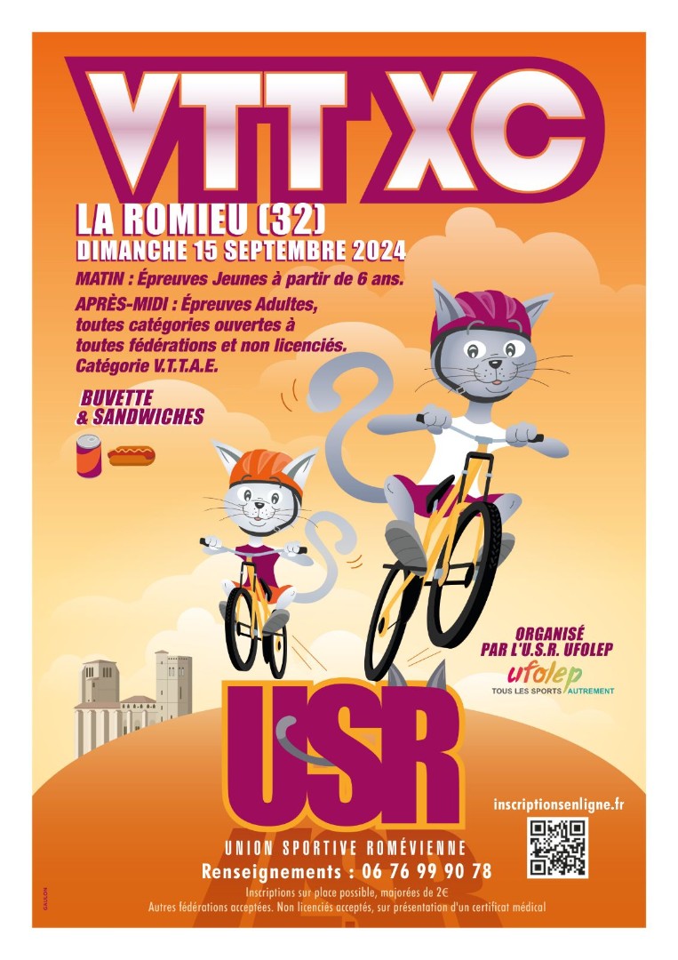 affiche VTT La Romieu