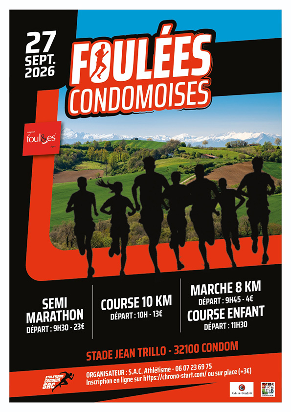Affiche FouleesCondomoises 26