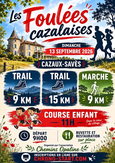 AFFICHE-Les-Foulees-Cazalaises