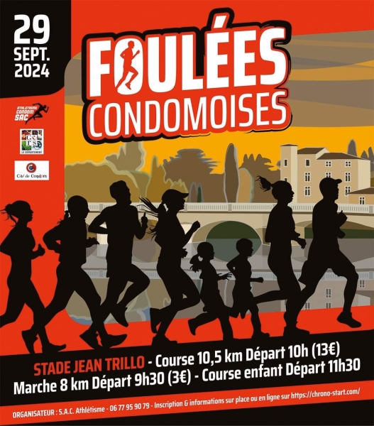 afiche-foulees-condom-2024